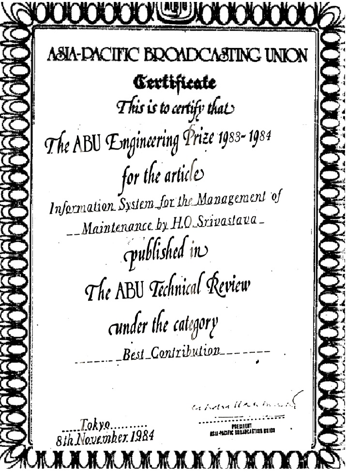ABU awrd 1984